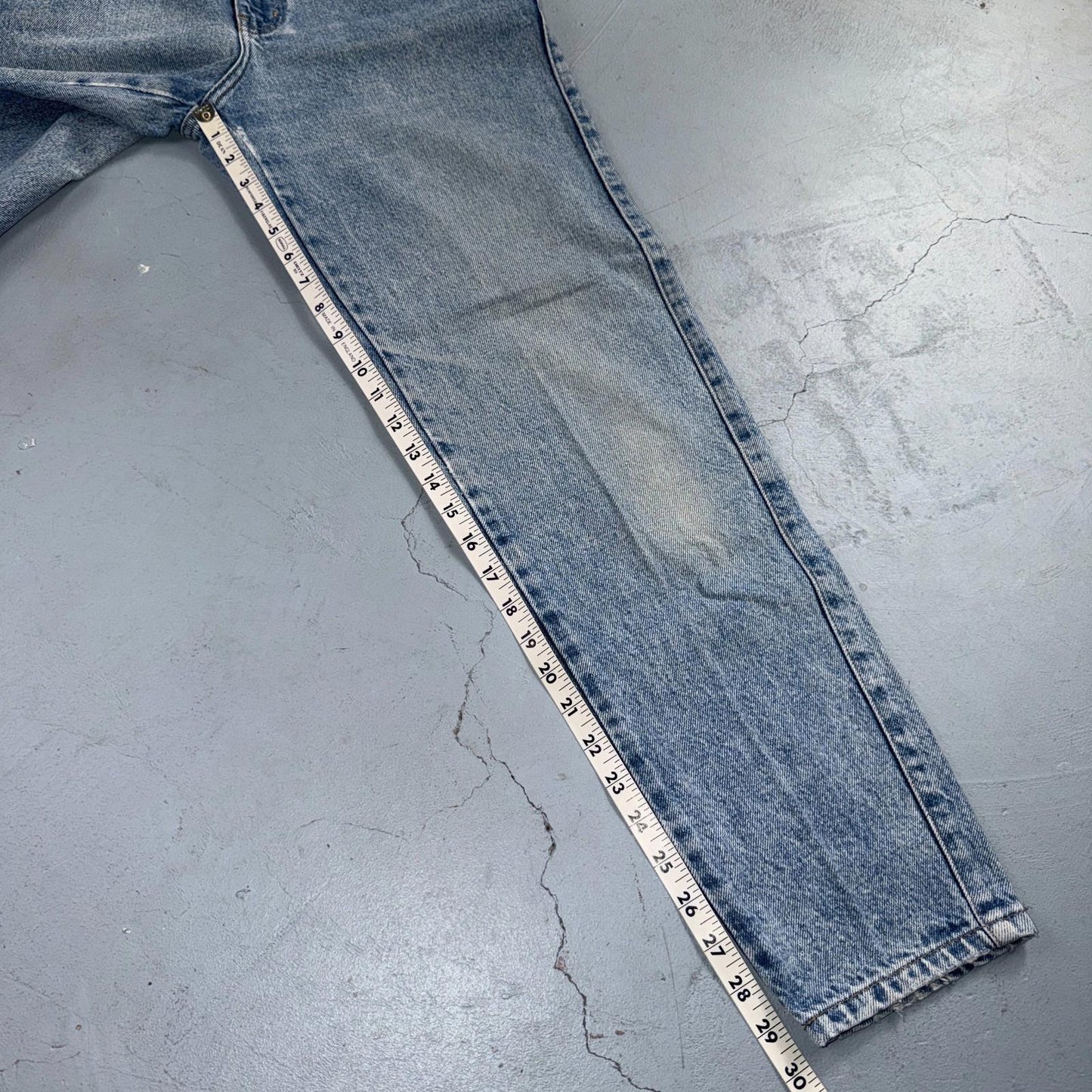 Vintage Y2K Faded Glory Jeans Womens 12 Light Blue Classic Fit USA 29x29 Skinny