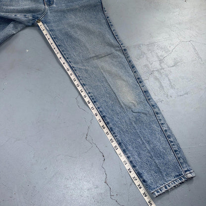 Vintage Y2K Faded Glory Jeans Womens 12 Light Blue Classic Fit USA 29x29 Skinny