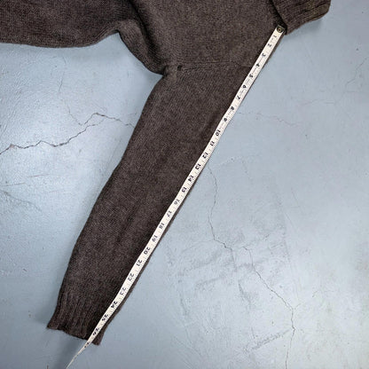 Eileen Fisher 100% Baby Alpaca Turtleneck Sweater Brown Size Small Luxury
