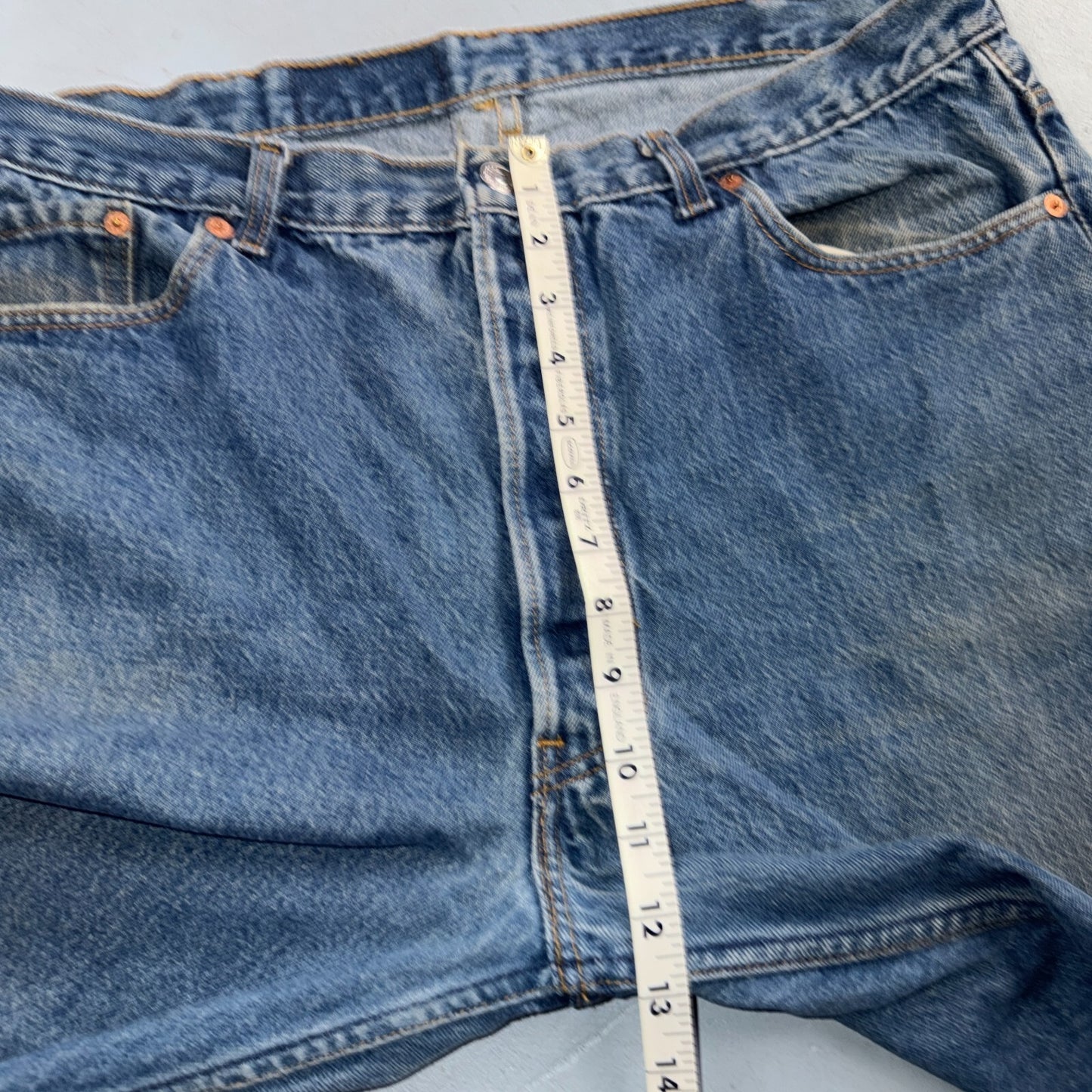 Levis 501 Vintage 80s USA XX Straight Leg Jeans Blue Light Wash 40x30 Act 37x28