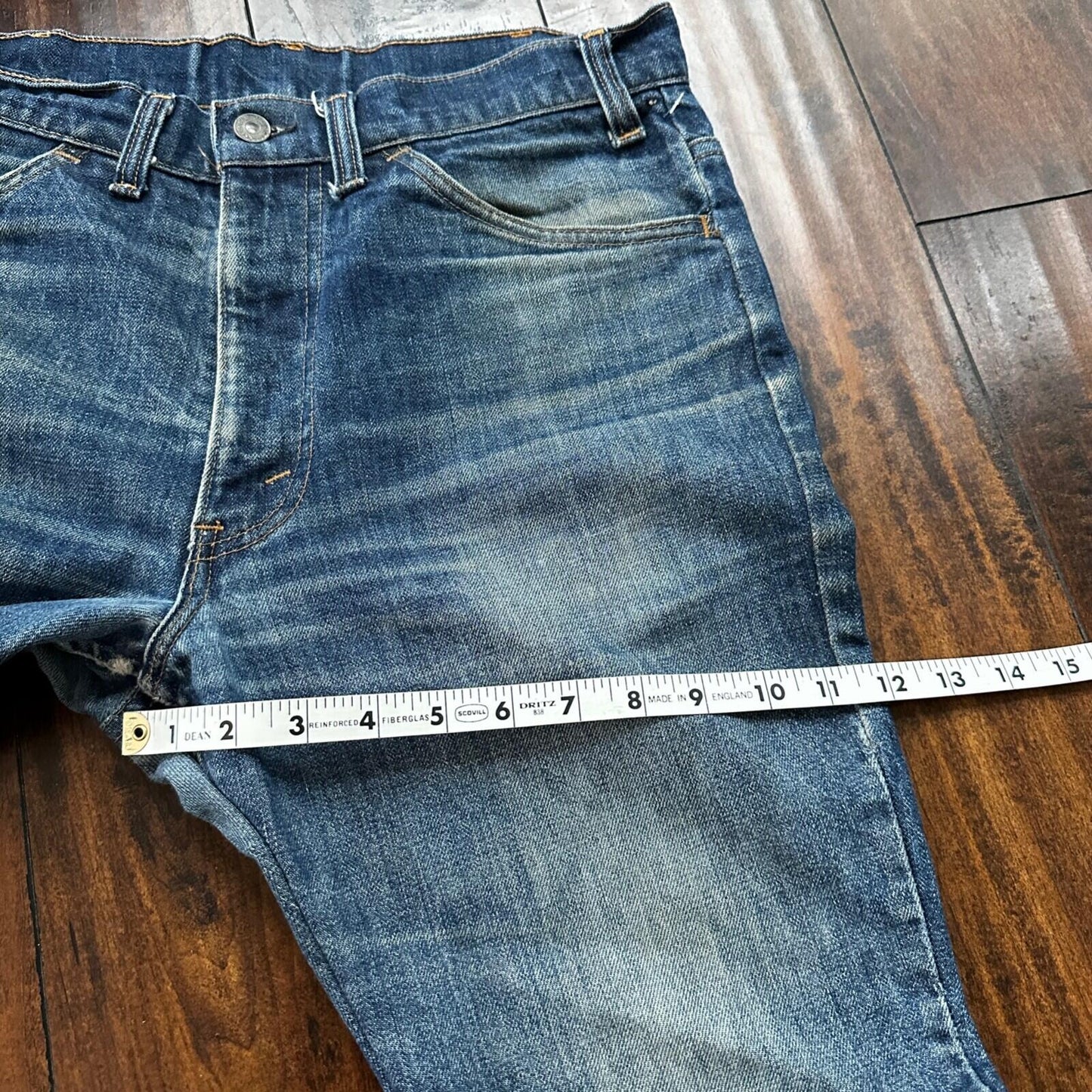 VTG 80s Levis Orange Tab 646 Bell Bottom Flares 33x31 Act 31x30 1980s 501