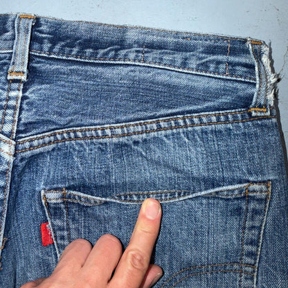 Levis 501 Vintage 70s SS Redline Selvedge USA Jeans Light Wash XX Act 31x26