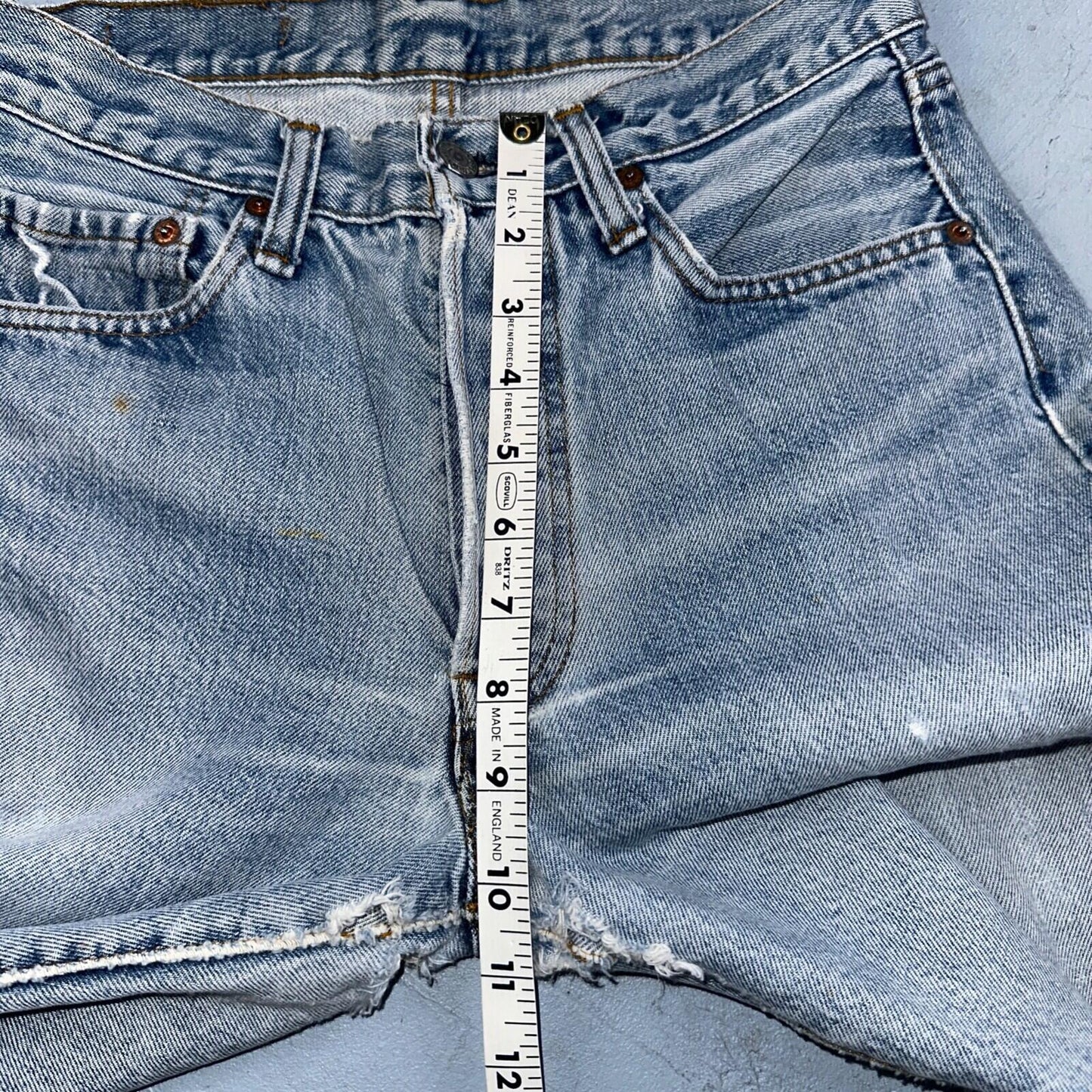 Levis 501 Vintage 80s Redline Selvedge USA XX Jeans Light Wash 66 Act 27x31