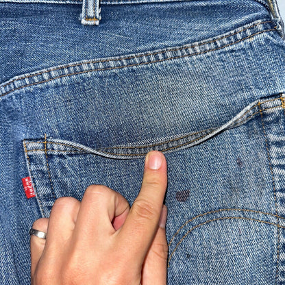 Levis 501 Vintage 70s SS Redline Selvedge USA XX Jeans Med Wash 48x30 Act 44x24