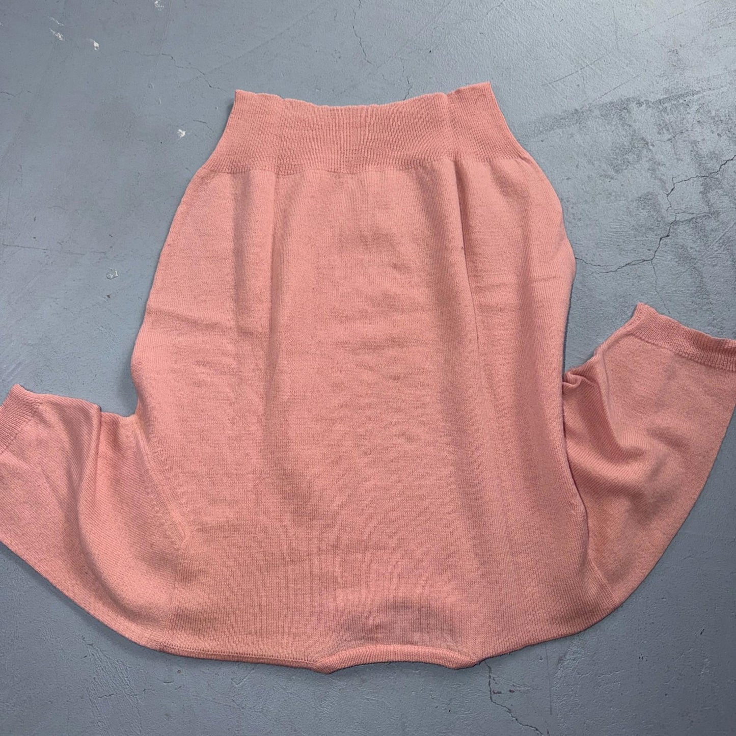 VTG 1940s 1950s Wool Pullover Sweater Rockabilly Womens Knit Pink Bonnie Brian