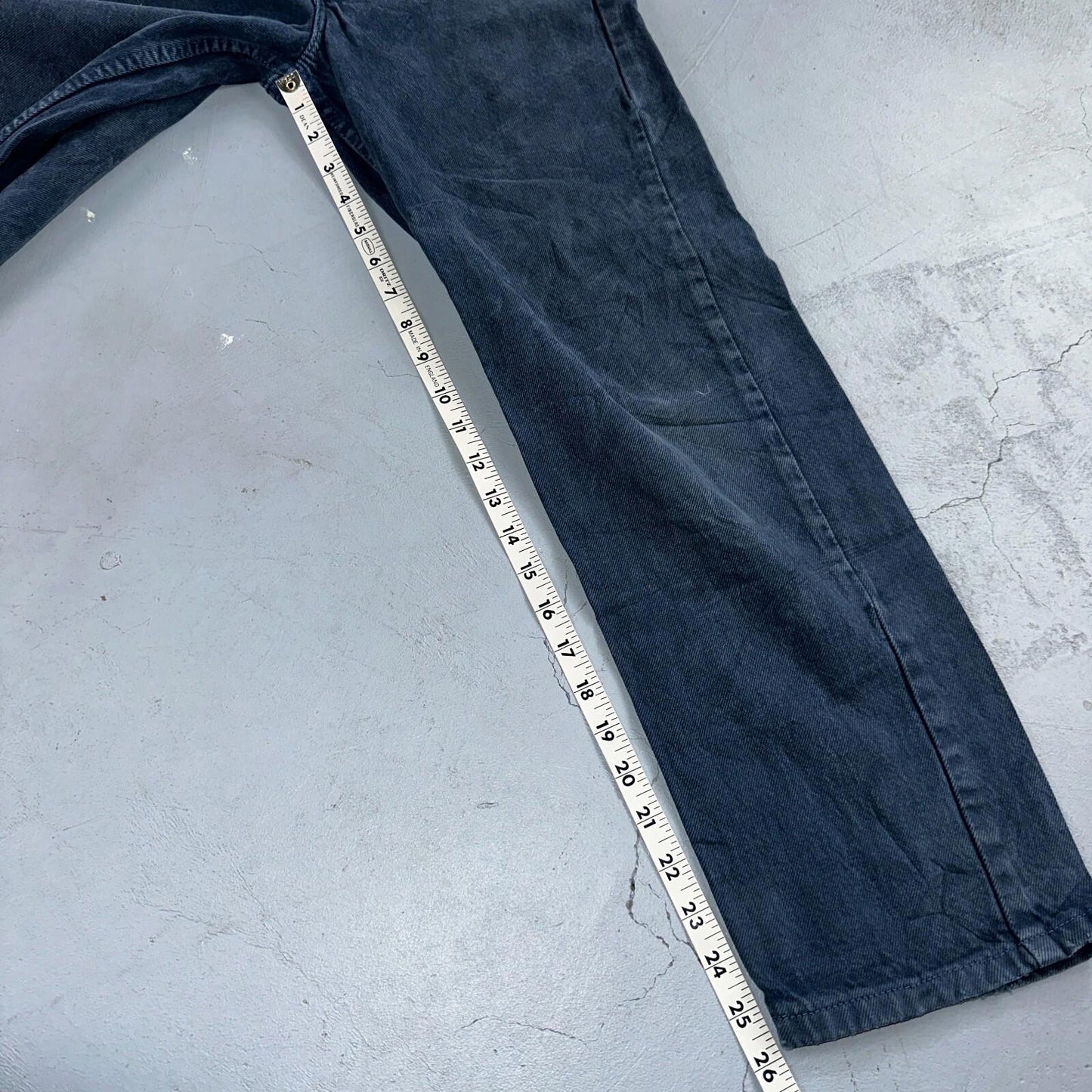 Levis 560 VTG Jeans Womens 14 Blue Wash Loose Straight Orange Tab Denim 25x26