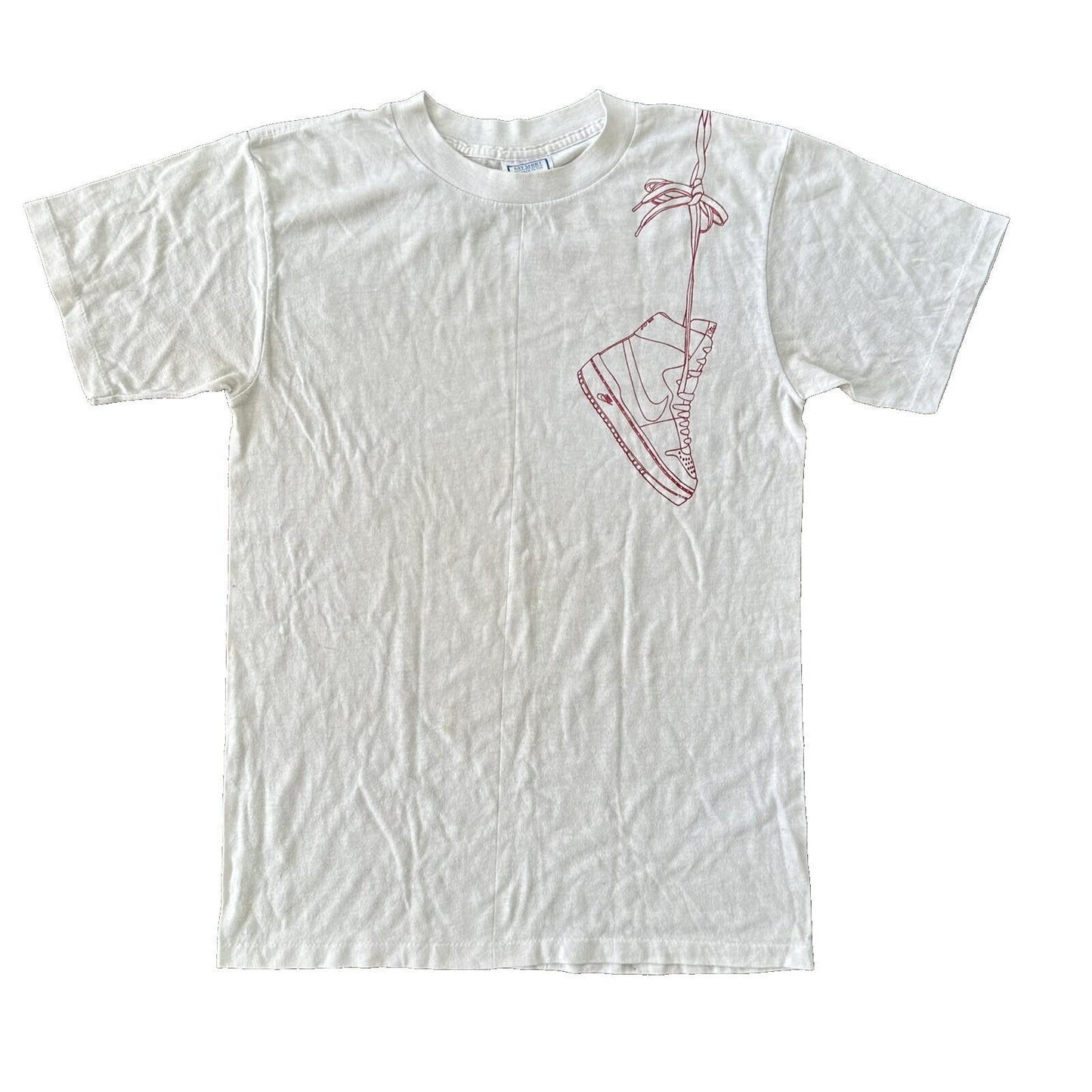 Nike Vintage T Shirt Mens Over The Shoulder Airship Jordan Dunk 80s Outline RARE
