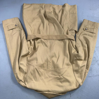 VTG 50s 60s Sportswear Mid Length Jacket Car Coat Blazer Overcoat Belted Rain