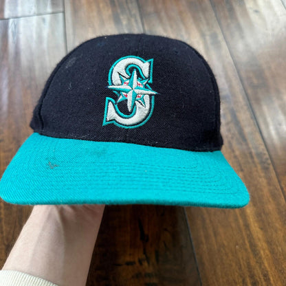 Nike Seattle Mariners VTG Hat Cap Snapback Y2K Team Wool