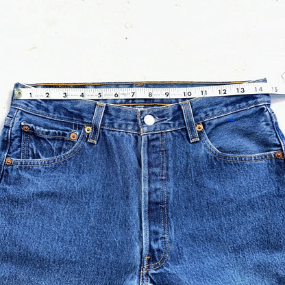 Levis 501 Vintage 90s XX Straight Leg Mexico Jeans 31x36 Dark Wash Act 29x32