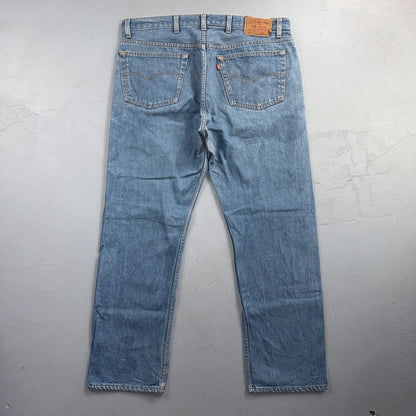 Levis 501 Vintage 80s USA XX Straight Leg Jeans Blue Light Wash 40x33 Act 38x29