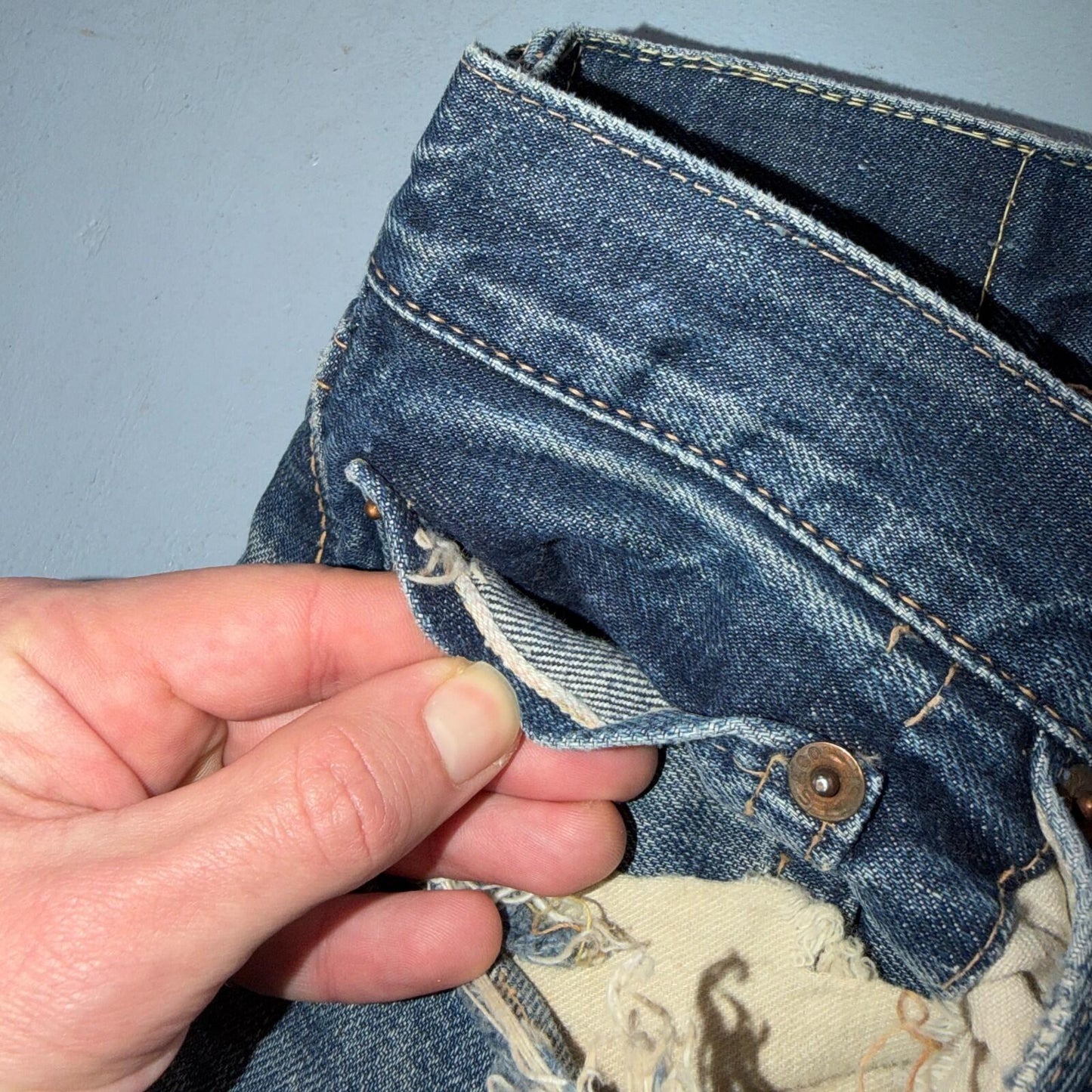 Levis 505 Big E Vintage 60s Redline Selvedge USA XX 1960s Jeans 501 Act 31x28