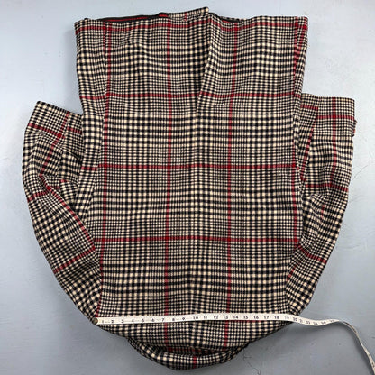 VTG Pendleton Jacket Black Plaid Wool USA Double Breast Chore Car Coat 60s 1960s