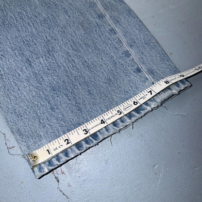 Levis 501 Vintage Y2K 90s XX Straight Leg Jeans Blue Light Wash 38x34 Act 36x34