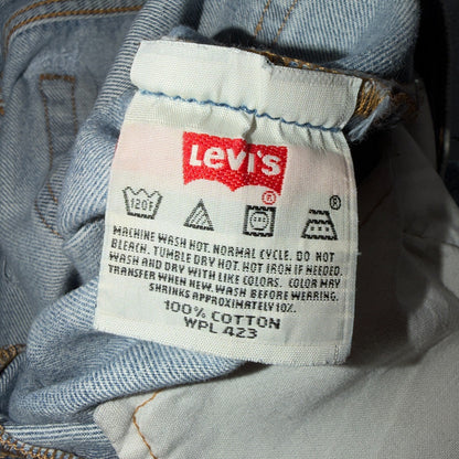 Levis 501 Vintage 90s Y2K XX Straight Leg Jeans Blue Light Wash 36x34 Act 33x30