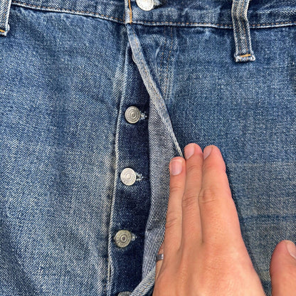 Levis 501 Vintage 70s SS Redline Selvedge USA XX Jeans Med Wash 48x30 Act 44x26