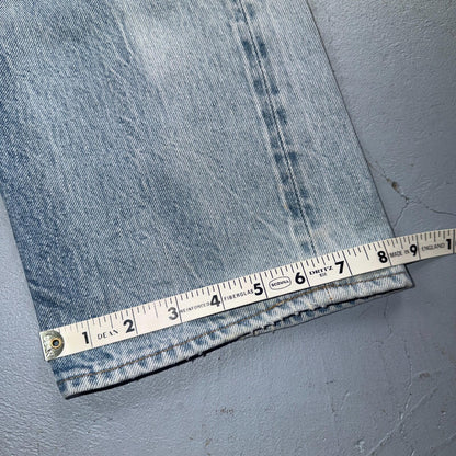 Levis 501 Vintage 80s Redline Selvedge USA XX Jeans Light Wash 34x32 Act 32x29