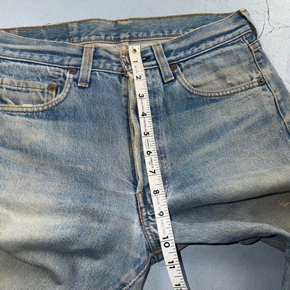 Levis 501 Vintage 80s Redline Selvedge USA XX Jeans Light Wash 30x38 Act 29x33