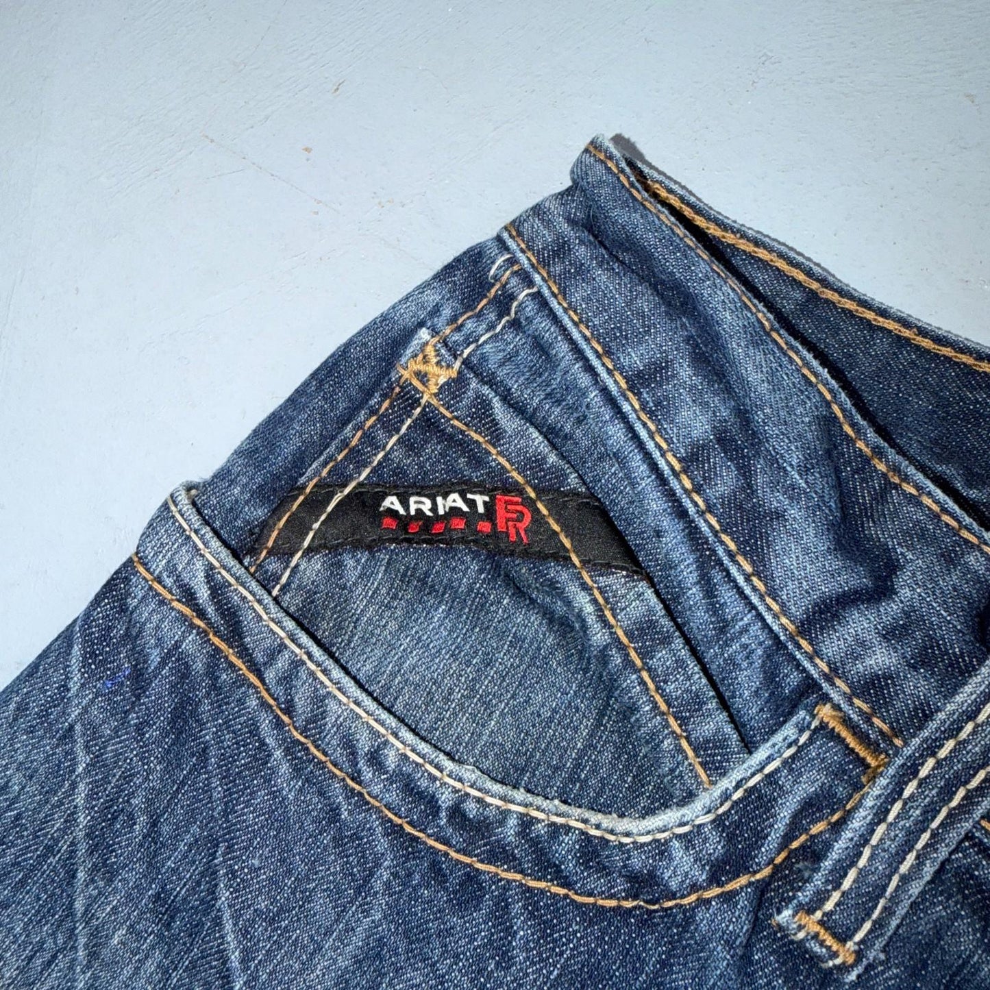 Ariat M4 FR Relaxed Boot Cut Men’s Blue Denim Jeans Size 34x36 CAT2 2112