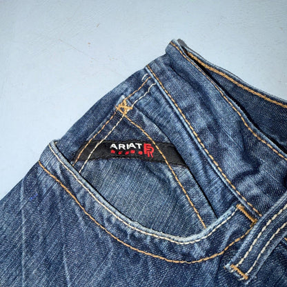 Ariat M4 FR Relaxed Boot Cut Men’s Blue Denim Jeans Size 34x36 CAT2 2112