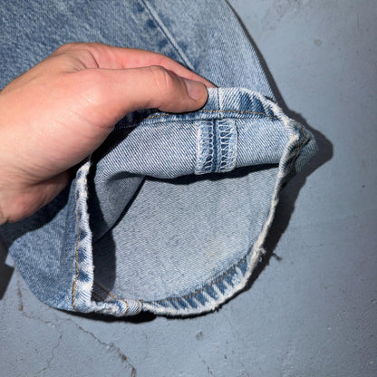 Levis 501 Vintage Y2K XX Straight Leg Jeans Blue Light Wash 36x30 Act 33x27