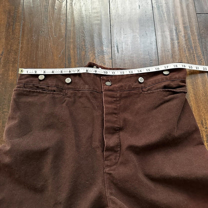VTG Mens Frontier Maker USA Outdoor Pants Buckleback Cowboy 42 Brown Western