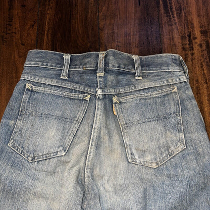 Bally True VTG 40s 50s Redline Selvedge Denim Jeans 1950s Levi’s Big E 27x30