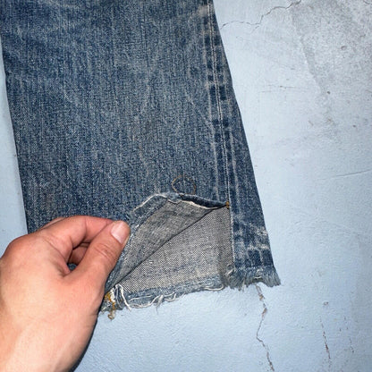 Levis 501 Big E Vintage 60s Redline Selvedge USA XX 1960s Jeans 66 Act 26x25