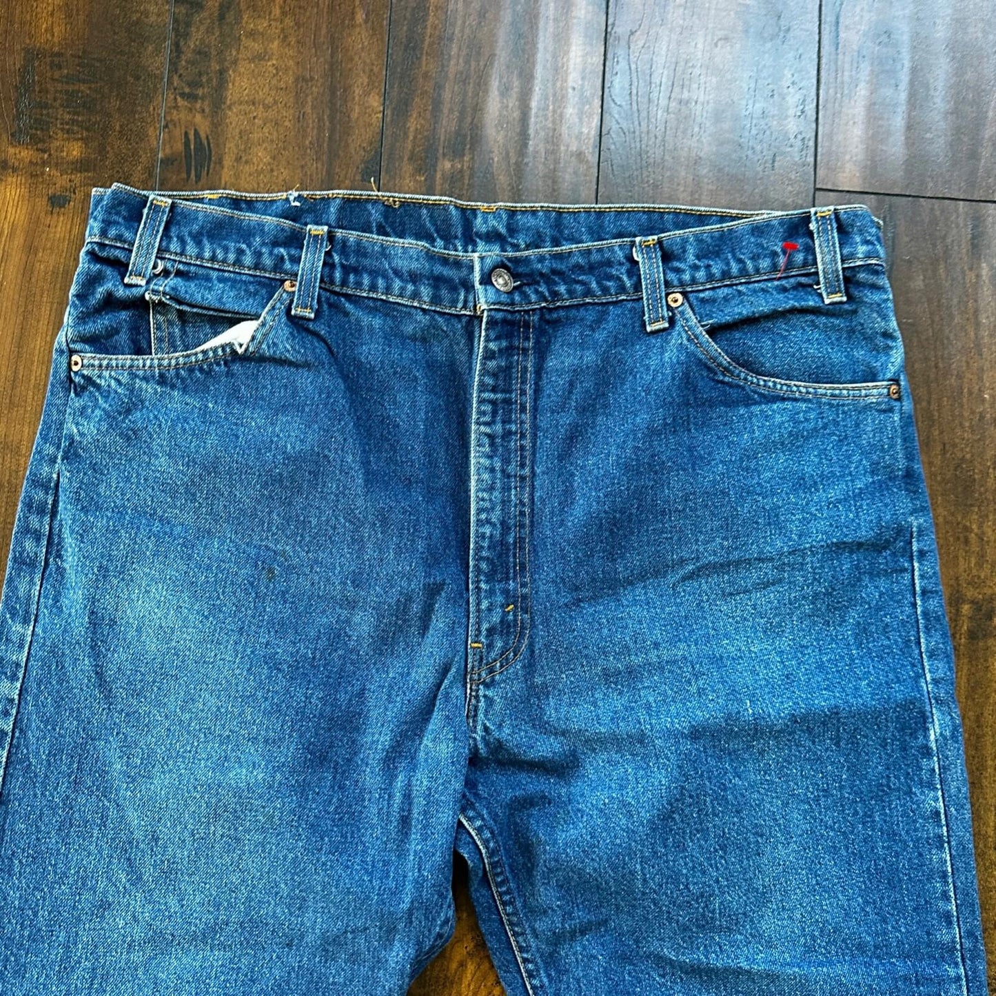 VTG Levis 505 Jeans 42x30 Orange Tab 90s 80s Made in USA 501 Tag Act 40x28