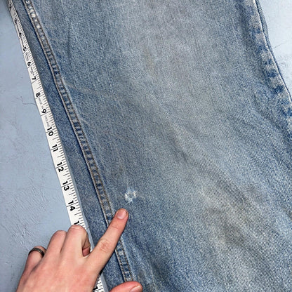 Levis 560 Vintage 90s Canada Red Tab Loose Fit Tapered Leg Blue Jeans 31x34