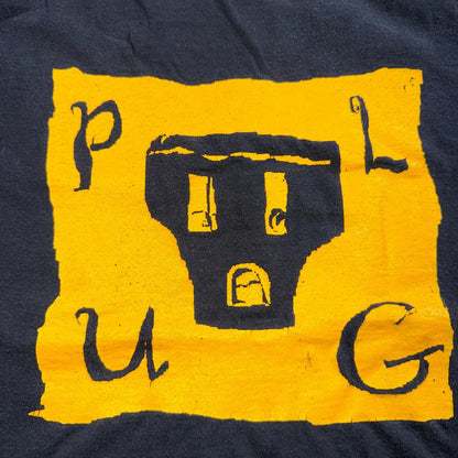 Oneita PLUG Art VTG T Shirt 90s Single Stitch Graphic Music Band Gulp Outlet