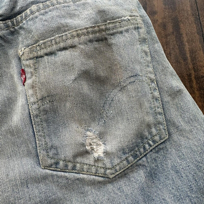 Levis 501 XX Big E True Vintage 50s Redline Hidden Rivets Jeans 1950s 60s 26x26