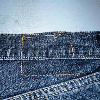 Levis 501 Vintage Y2K 90s XX Straight Leg Jeans Blue Med Wash 38x34 Act 39x34