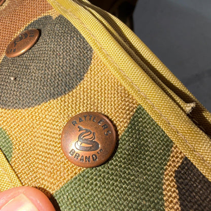 VTG Rattlers Brand Scovill Pack Realtree Camo Belt Hunting 90s Pouch Snake Chap