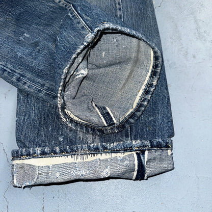 Levis 501 Big E Vintage 60s Redline Selvedge USA XX 1960s Jeans 66 Act 34x28