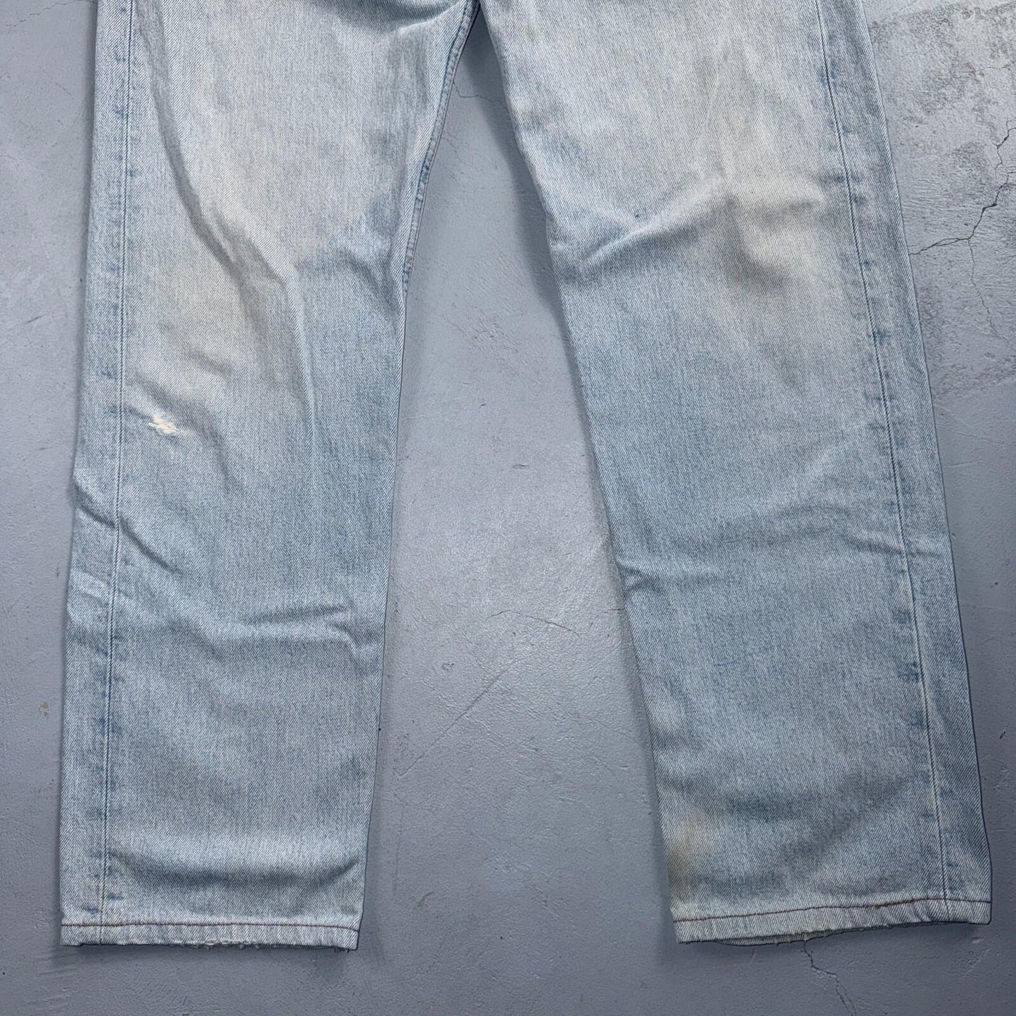 Levis 501 Vintage Y2K 90s XX Straight Leg Jeans Blue Light Wash 34x36 Act 32x29