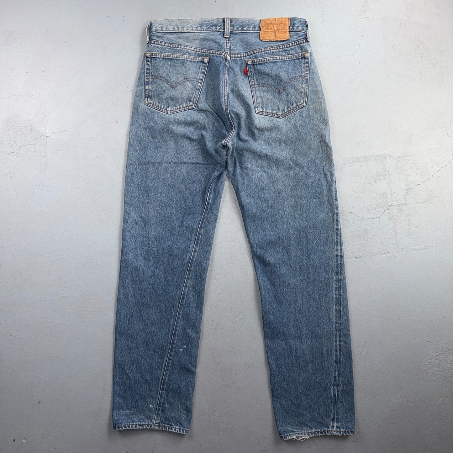 Levis 501 Vintage 80s Redline Selvedge USA XX Jeans Light Wash Act 33x32
