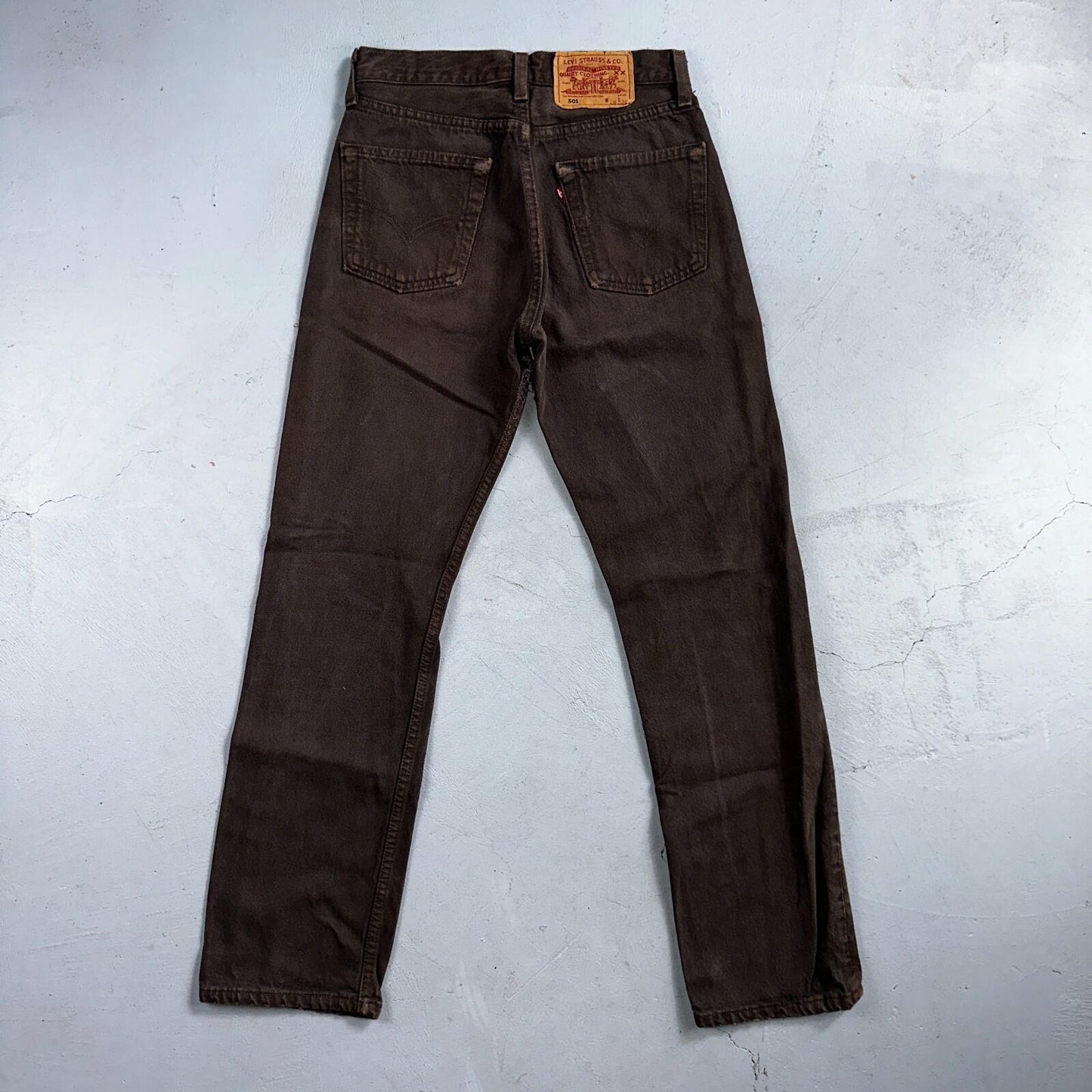 Levis 501 Vintage Y2K 90s XX Straight Leg Jeans Gray Light Wash 28x30 Act 27x28