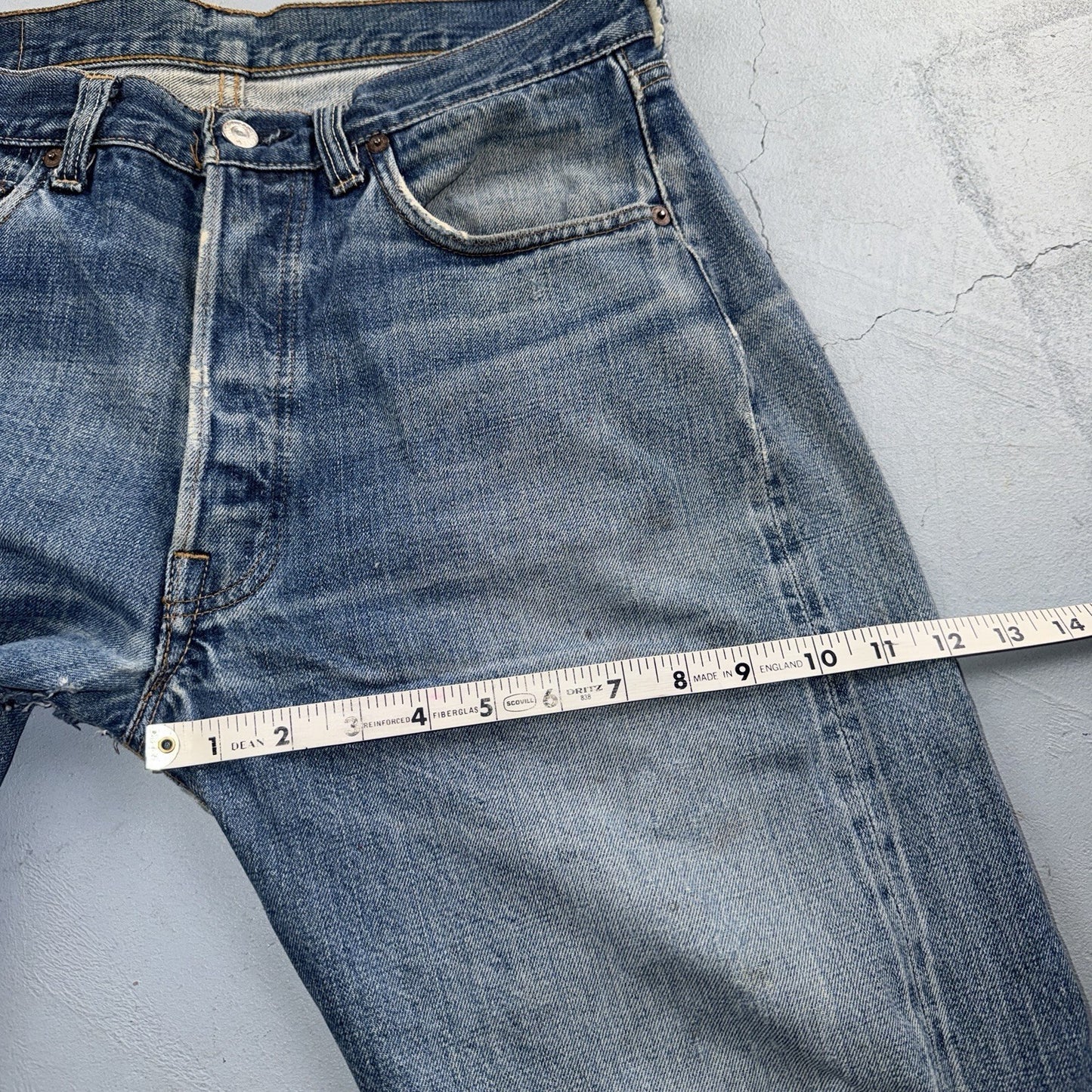 Levis 501 Big E Vintage 60s Redline Selvedge USA XX 1960s Jeans 66 Act 31x30