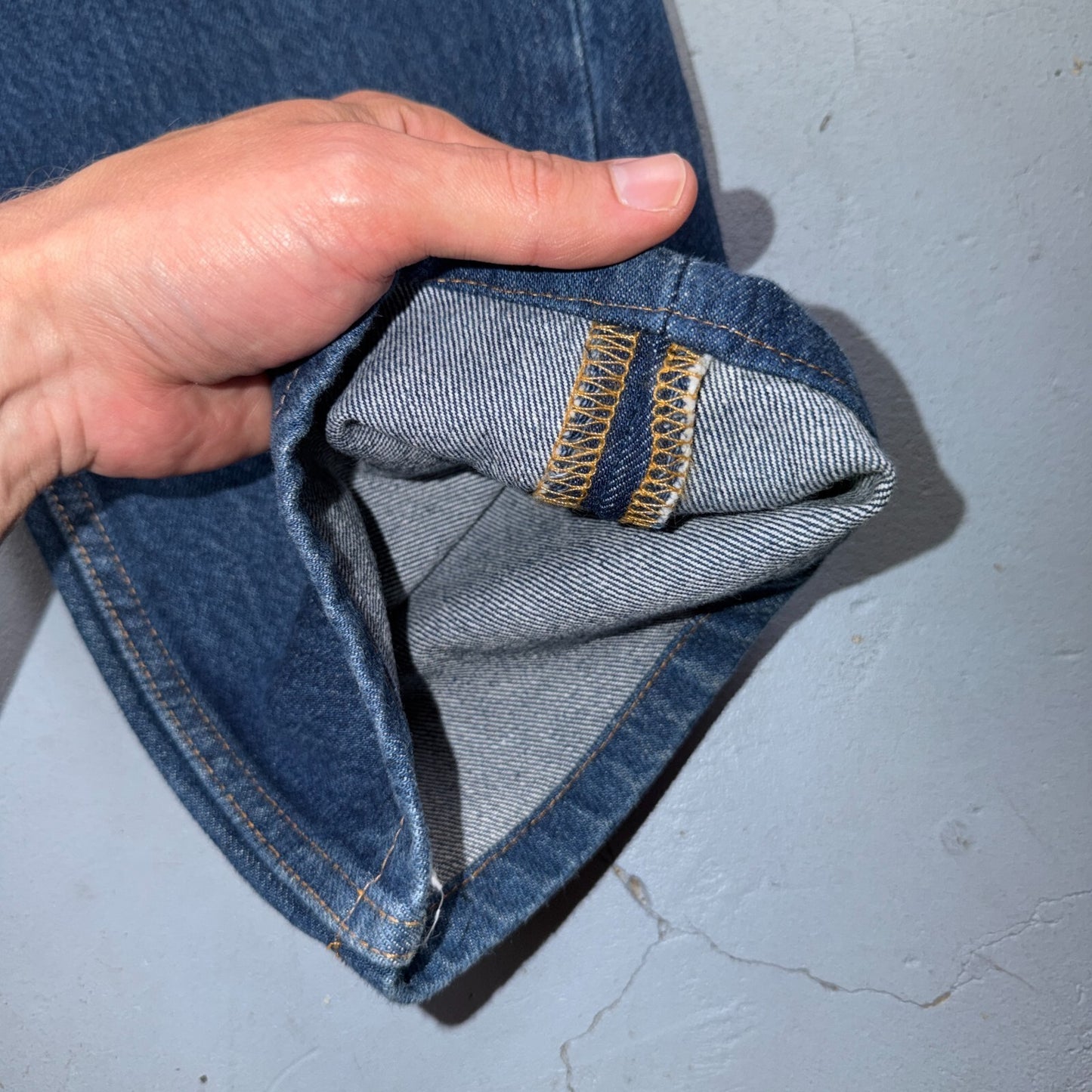 Levis 501 Vintage 90s Y2K XX Straight Leg Jeans Blue Dark Wash 38x32 Act 37x29