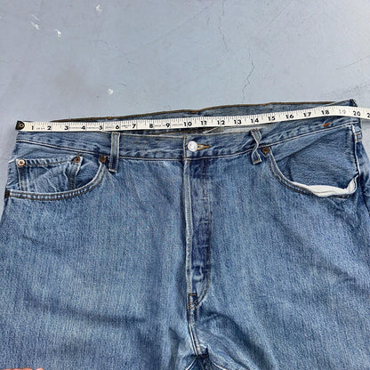 Levis 501 Vintage Y2K XX Straight Leg Jeans Blue Light Wash 40x34 Act 40x32