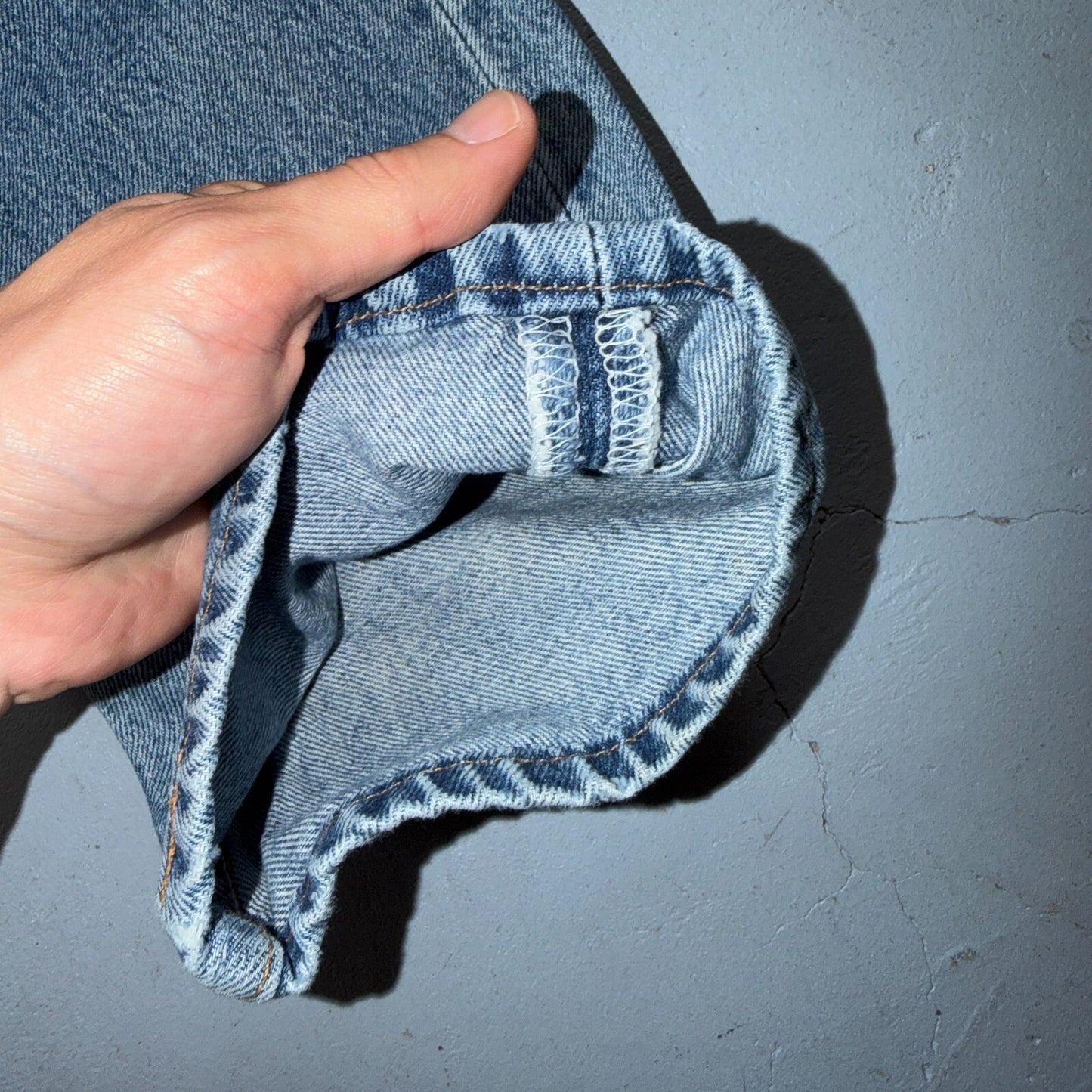 Levis 501 Vintage 90s Y2K XX Straight Leg Jeans Blue Light Wash 30x34 Act 28x32