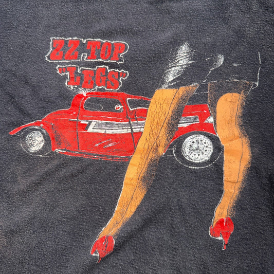 ZZ Top Legs 1983 Promo VTG T Shirt Tank Chop Boxy 80s Music Band Rock Cars Hot