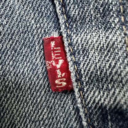 Levis LVC Big E VTG 90s Redline Selvedge Denim 505 Jeans USA Thrashed 36x34 501