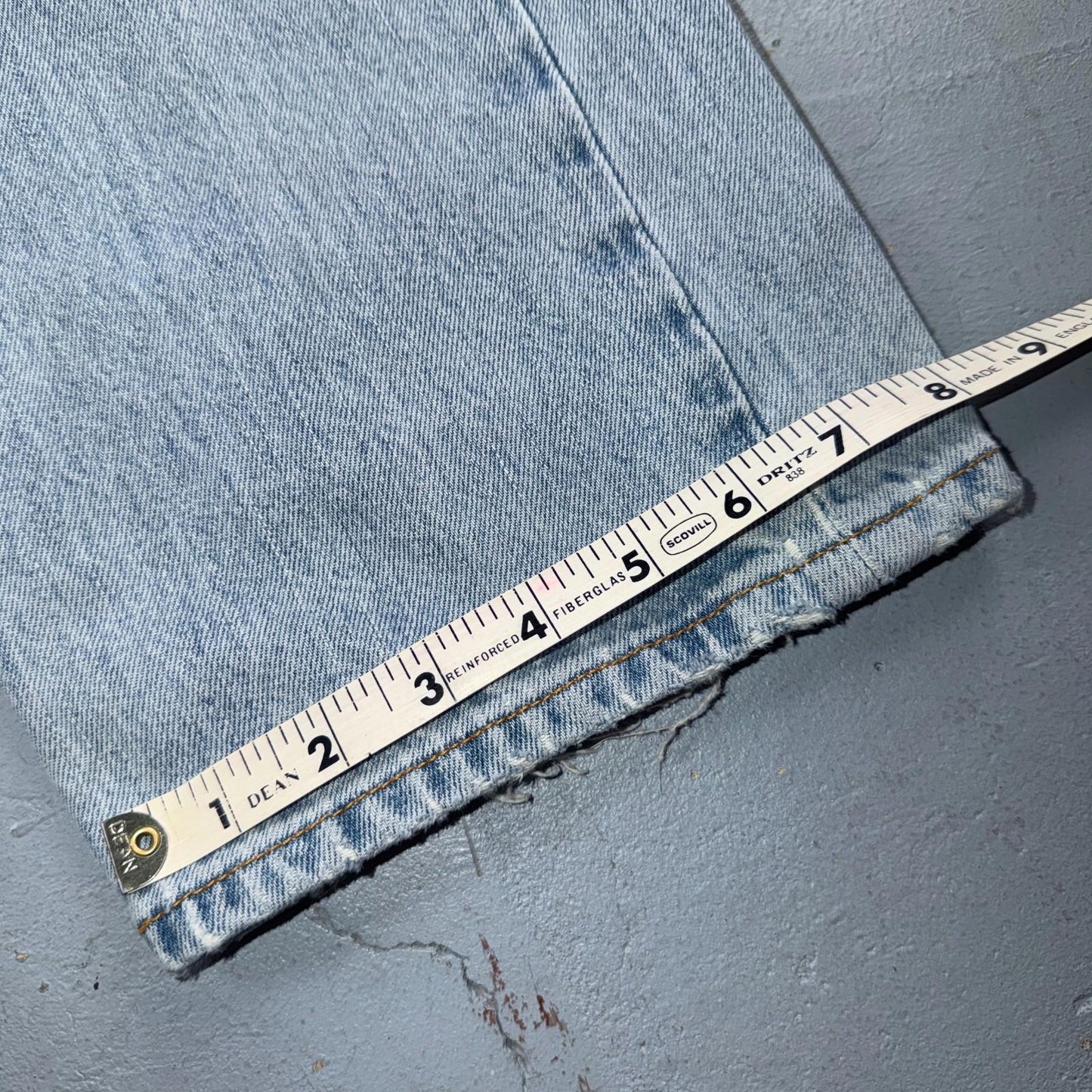 Levis 501 Vintage Y2K 90s XX Straight Leg Jeans Blue Light Wash 34x32 Act 33x31