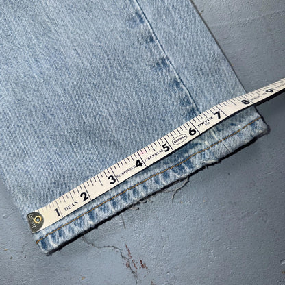 Levis 501 Vintage Y2K 90s XX Straight Leg Jeans Blue Light Wash 34x32 Act 33x31