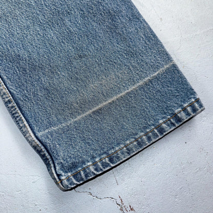 Levis 501 Vintage 90s USA XX Straight Leg Jeans Blue Med Wash 36x32 Act 34x30
