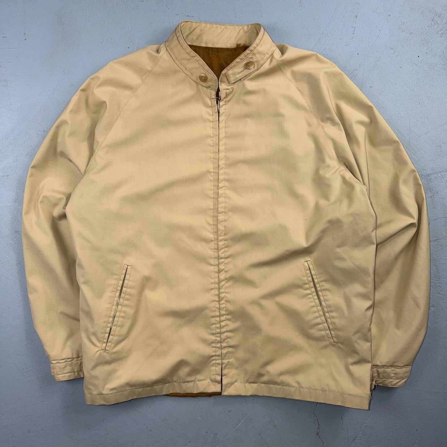 VTG 1960s 60s Sportswear Jacket Rockabilly Long Sleeve Talon Ricky Windbreaker