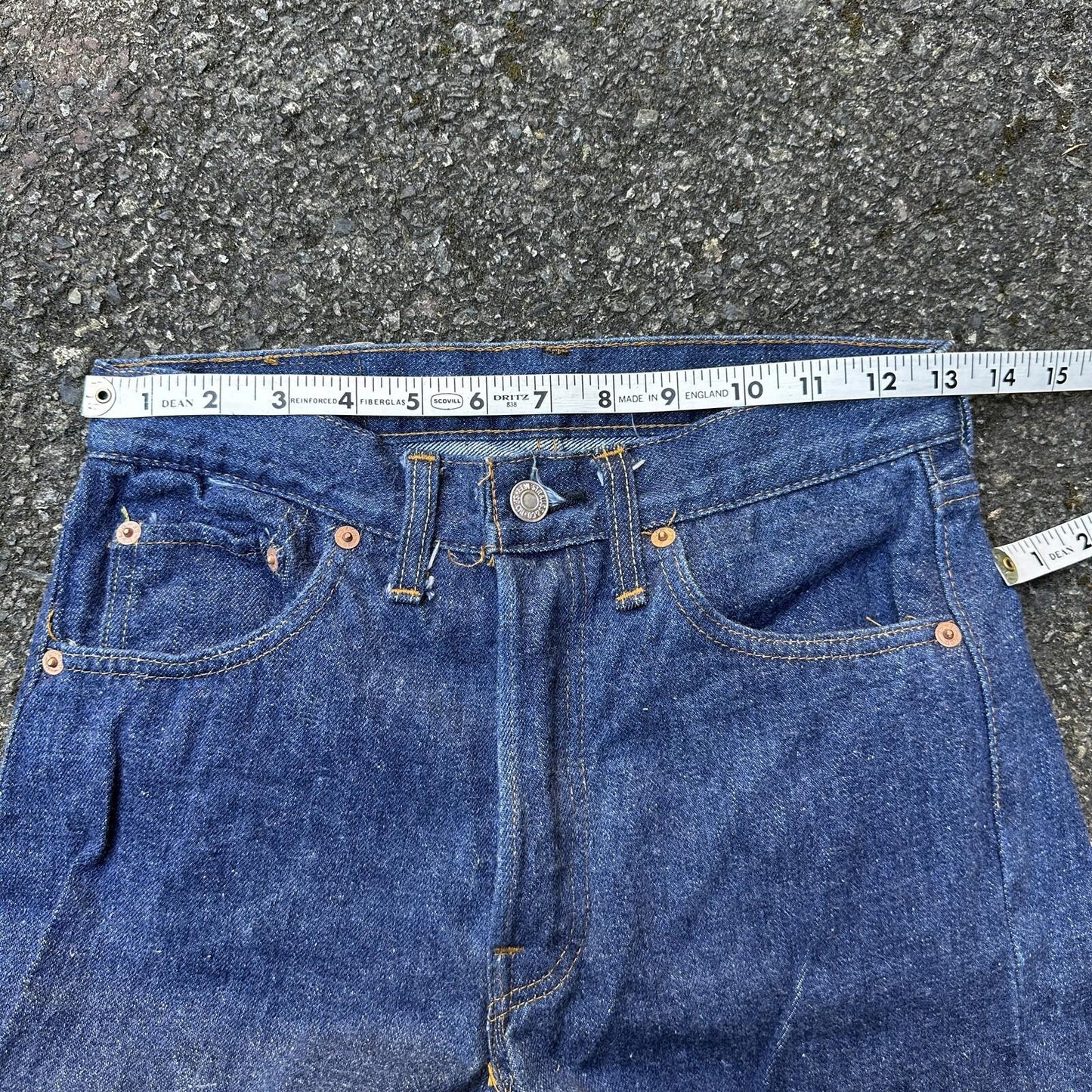 Levis Vintage 70s Redline Single Stitch 501 XX Jeans 66 SS Dark 28x28 Act 26x25