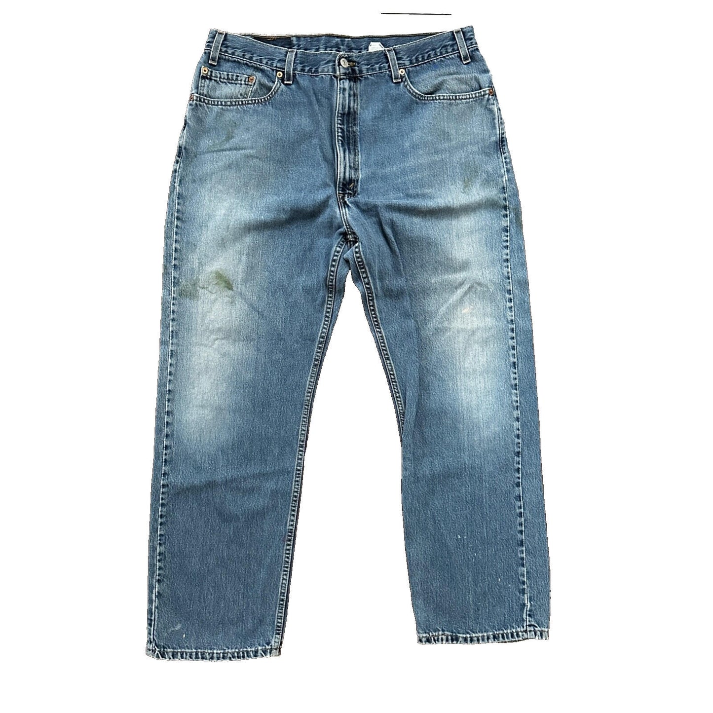 Levis 505 Vintage 90s Straight Leg XX USA Jeans 40x30 Med Wash Act 36x29